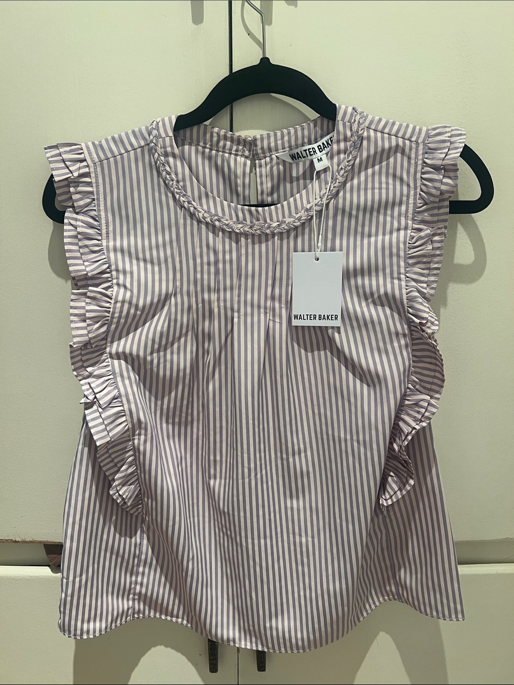 Walter Baker Lavender Striped Blouse